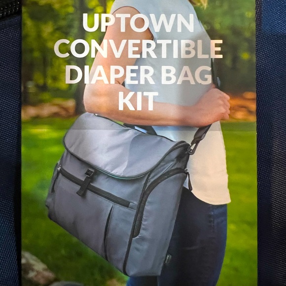 Handbags - Uptown convertible diaper bag navy blue